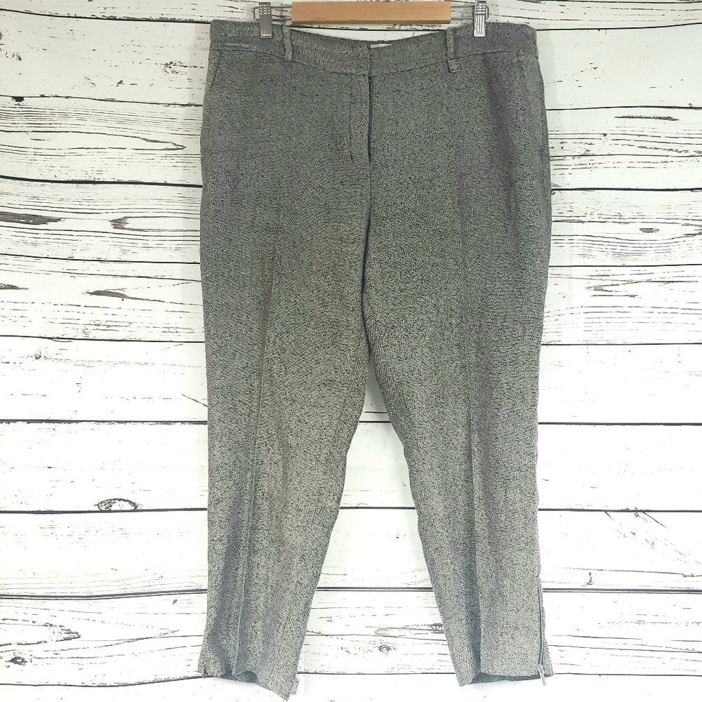 Anne Klein Woven Black and White Dress Pants